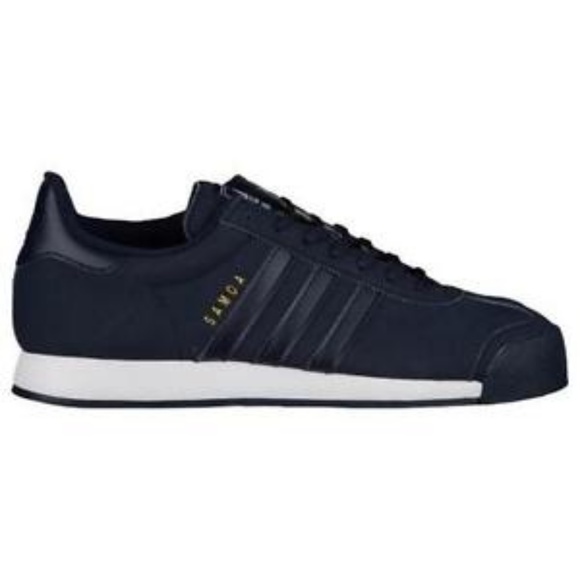 navy blue samoa adidas